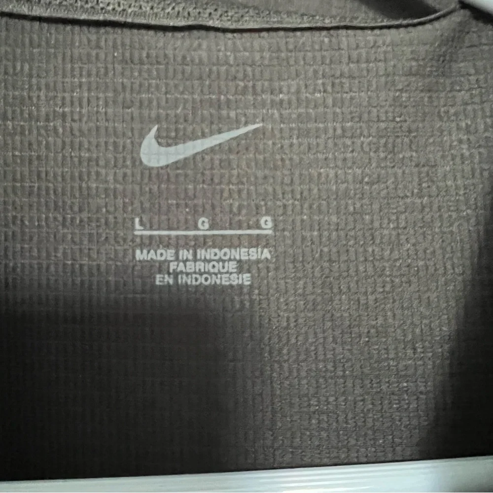 Nike Dri-Fit Shirt Men's Large Pique Polo Logo Golf Sports Black Dixon Soccer‎
